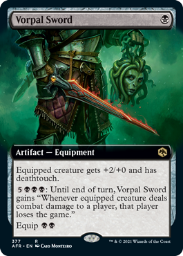 {R} Vorpal Sword (Extended Art) [Dungeons & Dragons: Adventures in the Forgotten Realms][AFR 377]