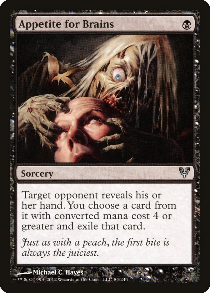 {C} Appetite for Brains [Avacyn Restored][AVR 084]