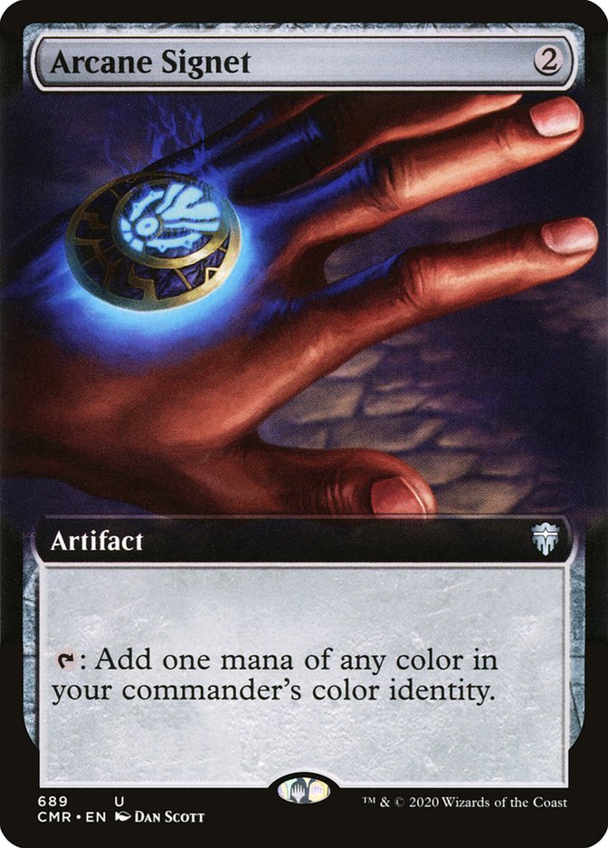 {C} Arcane Signet (Extended Art) [Commander Legends][CMR 689]