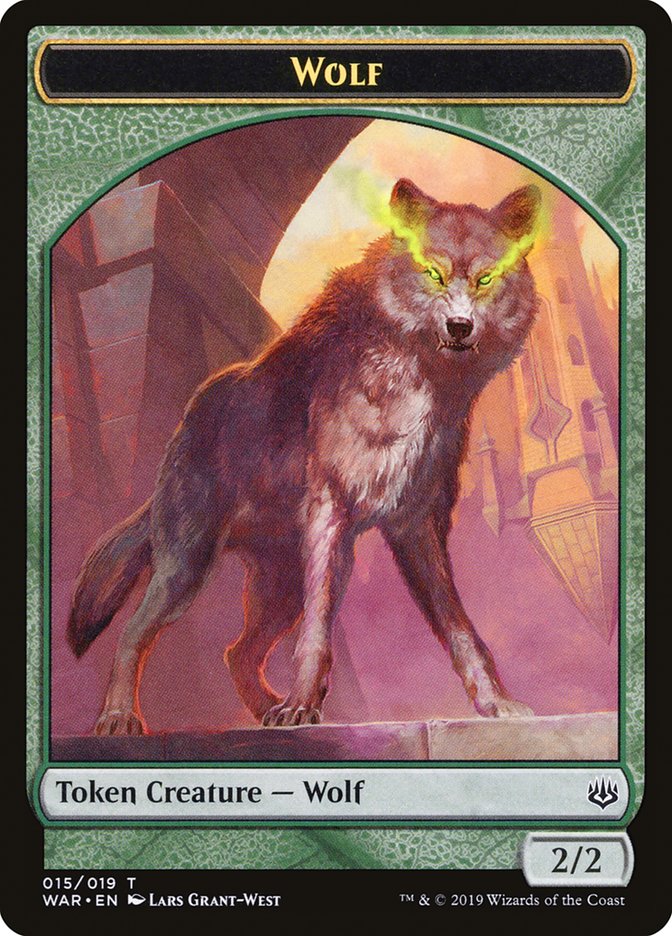 {T} Wolf Token [War of the Spark Tokens][TWAR 015]