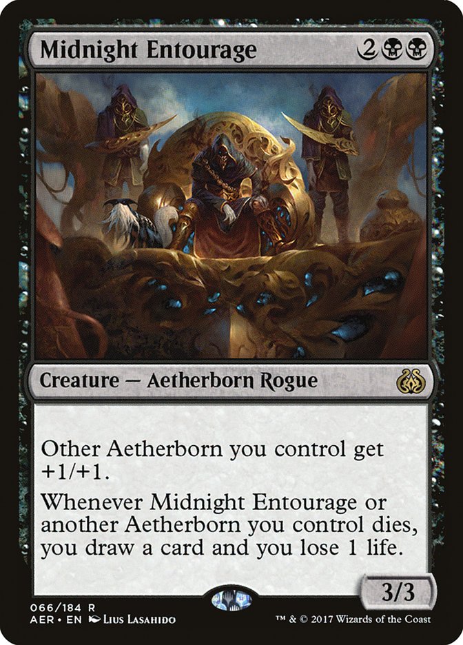 {R} Midnight Entourage [Aether Revolt][AER 066]