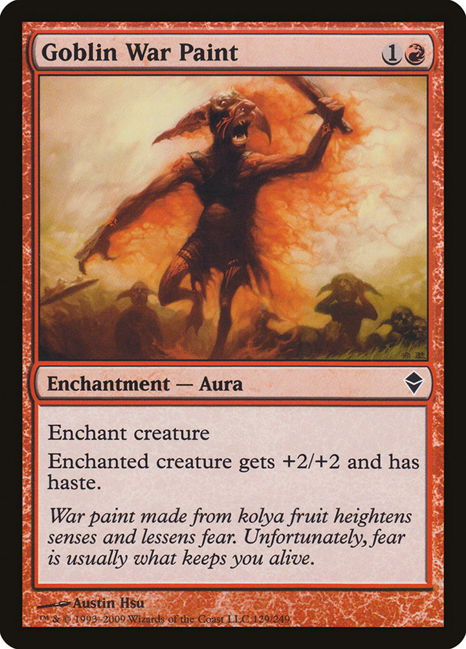 {C} Goblin War Paint [Zendikar][ZEN 129]