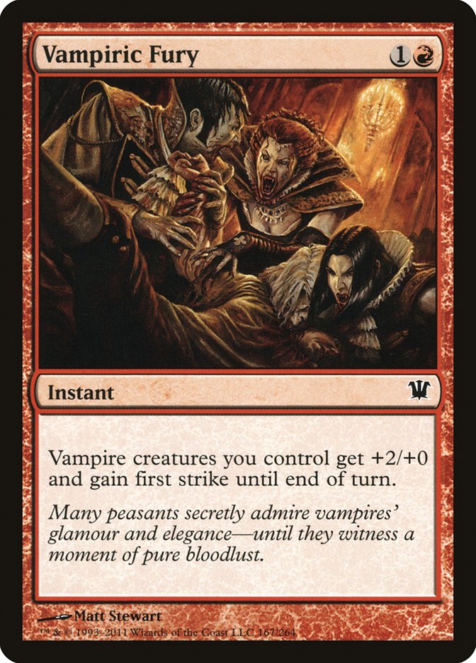 {C} Vampiric Fury [Innistrad][ISD 167]