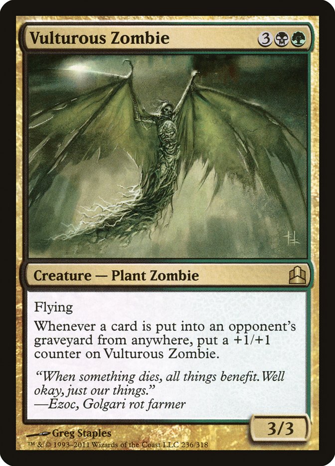 {R} Vulturous Zombie [Commander 2011][CMD 236]