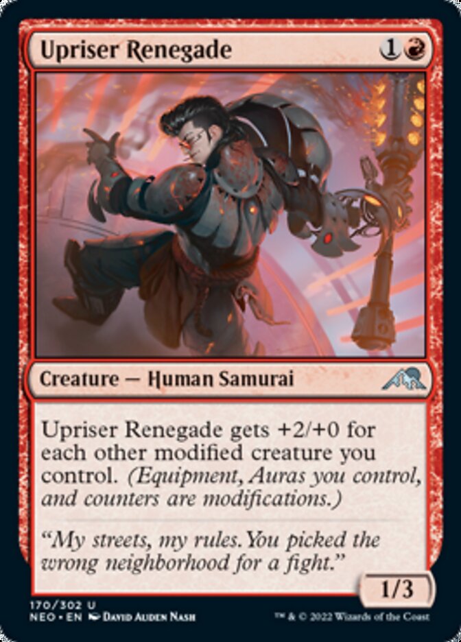 {C} Upriser Renegade [Kamigawa: Neon Dynasty][NEO 170]