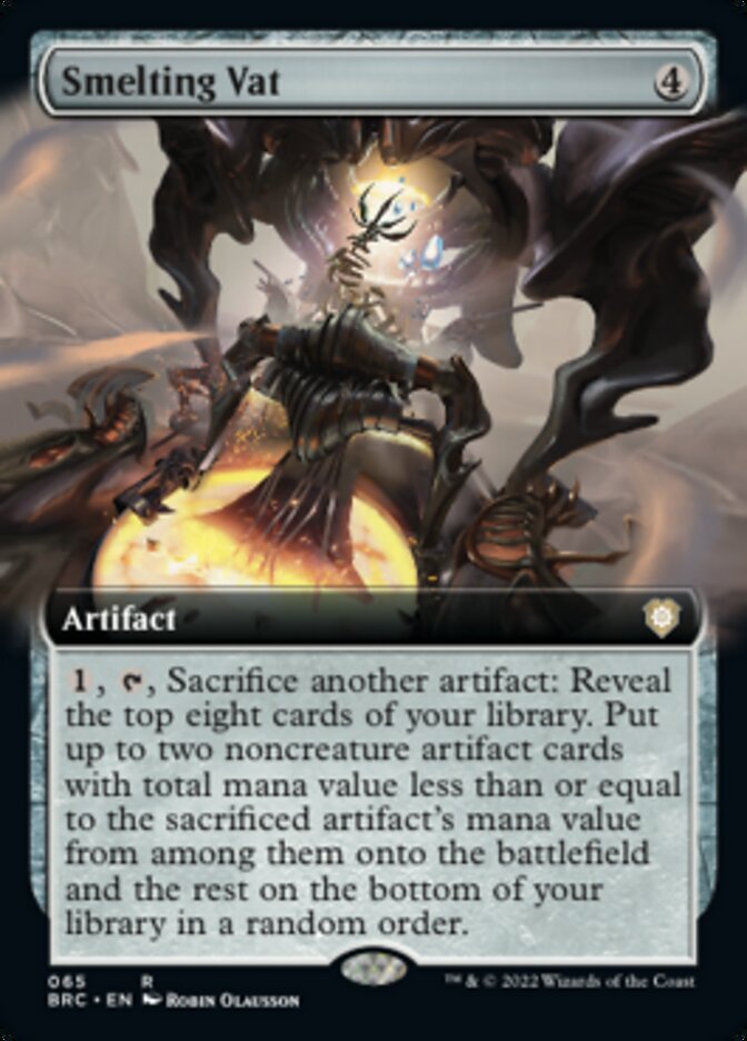 {R} Smelting Vat (Extended Art) [The Brothers' War Commander][BRC 065]