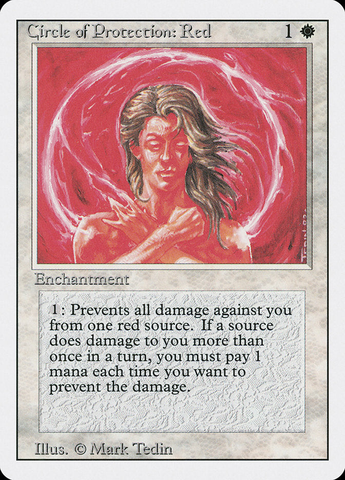 {C} Circle of Protection: Red [Revised Edition][3ED 012]