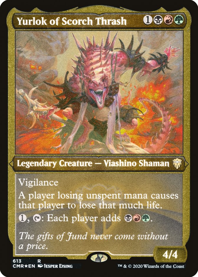 {R} Yurlok of Scorch Thrash (Etched) [Commander Legends][CMR 613]