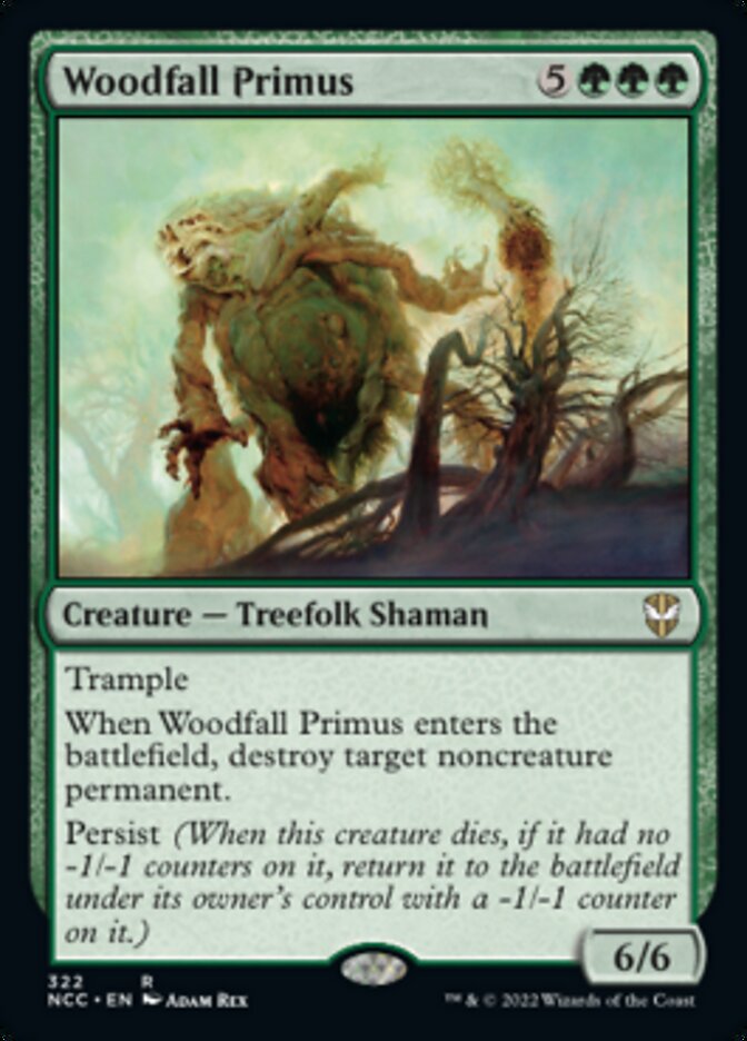 {R} Woodfall Primus [Streets of New Capenna Commander][NCC 322]