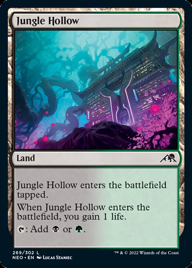 {C} Jungle Hollow [Kamigawa: Neon Dynasty][NEO 269]