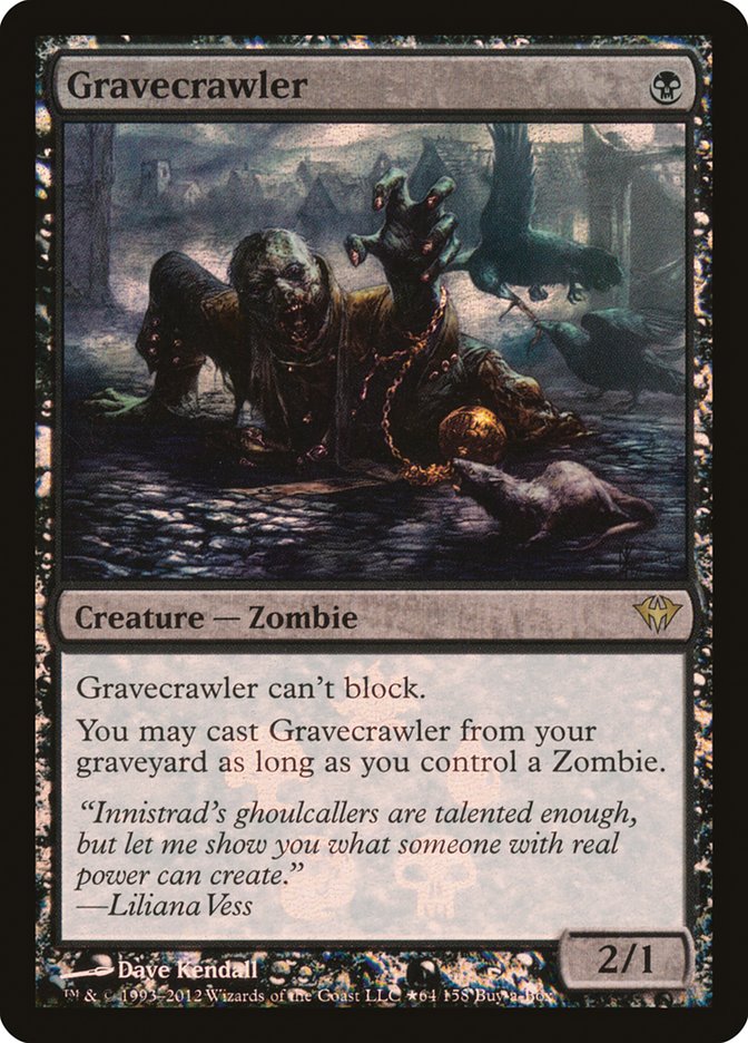 {R} Gravecrawler (Buy-A-Box) [Dark Ascension Promos][PA DKA *64]