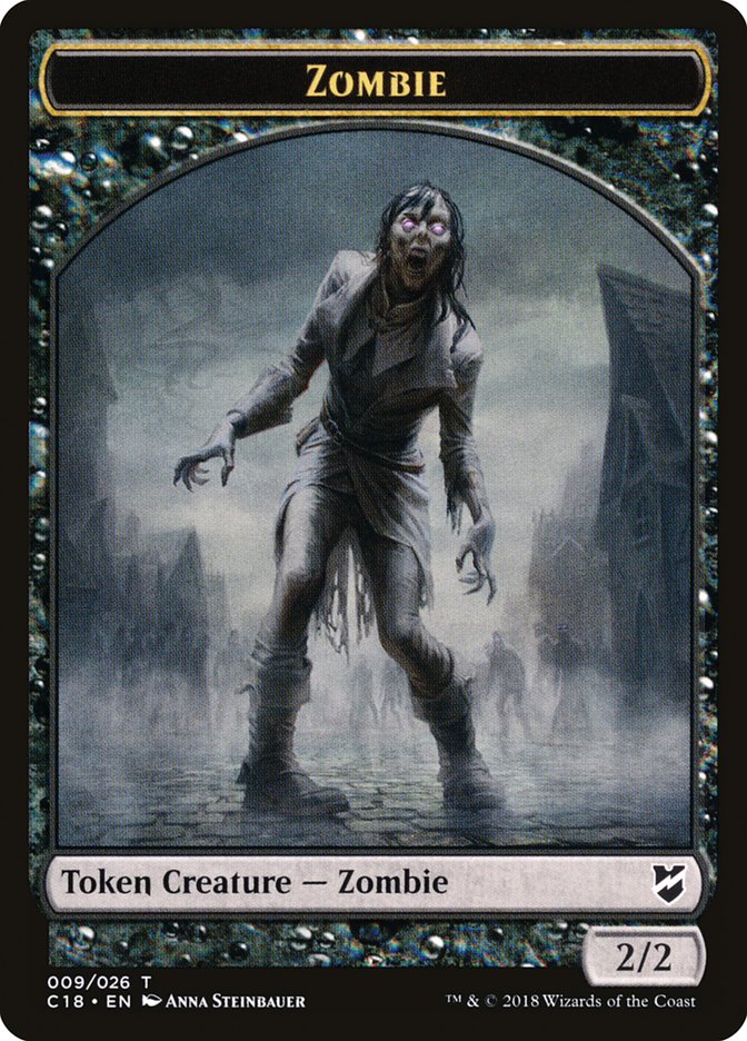 {T} Zombie Token [Commander 2018 Tokens][TC18 009]