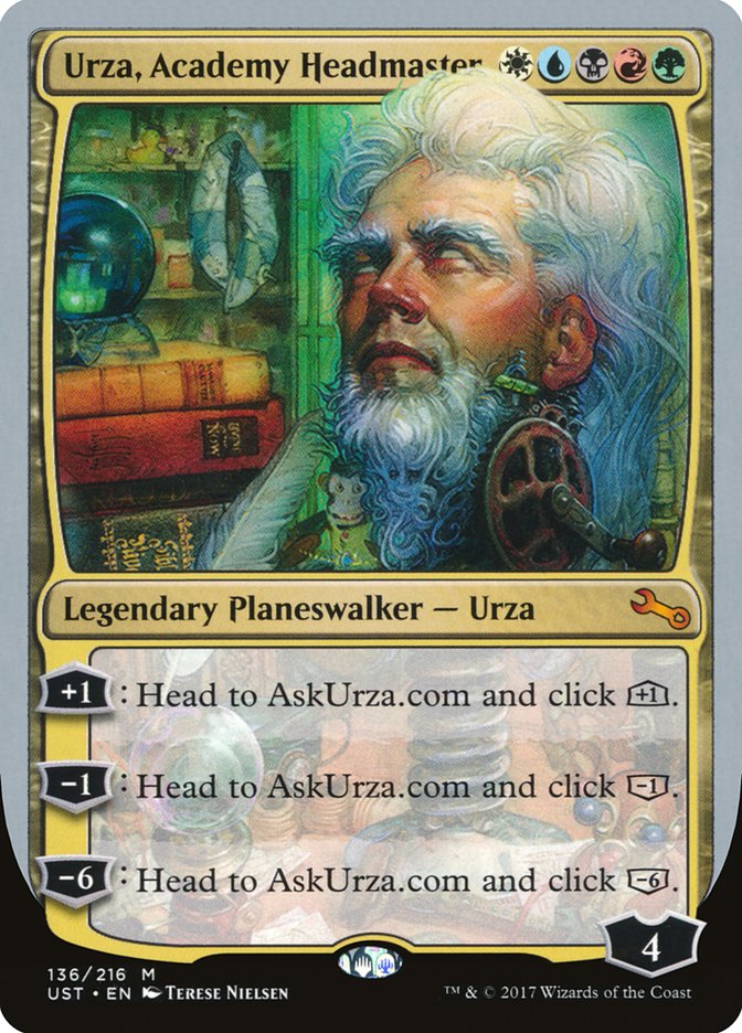 {R} Urza, Academy Headmaster [Unstable][UST 136]