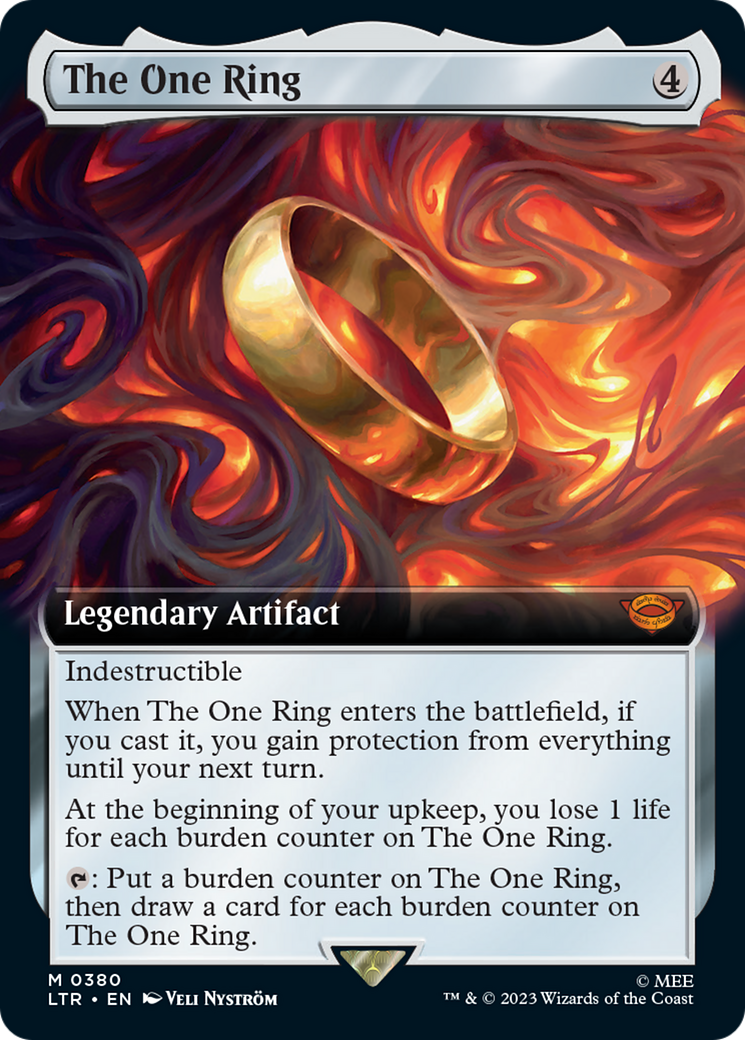 {R} The One Ring (Extended Art) [The Lord of the Rings: Tales of Middle-Earth][LTR 380]