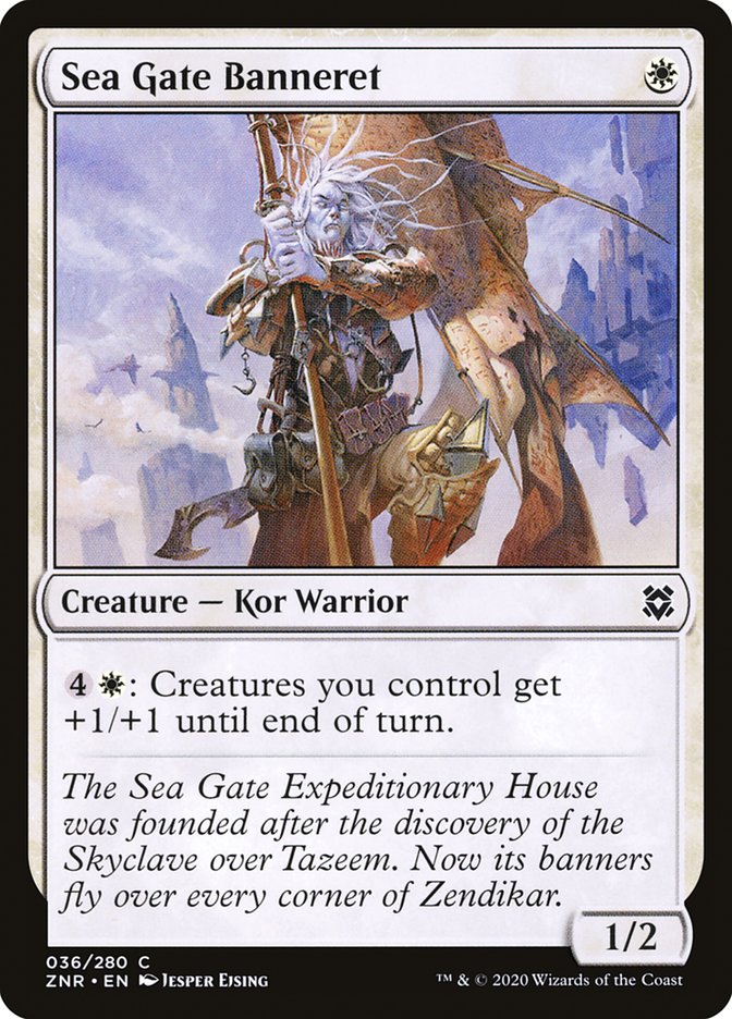 {C} Sea Gate Banneret [Zendikar Rising][ZNR 036]