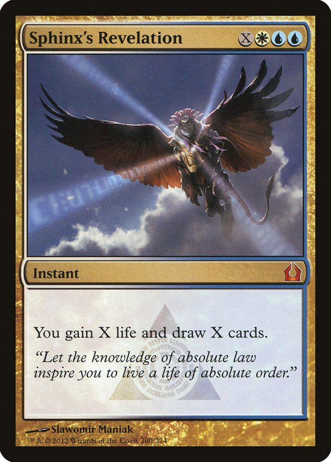 {R} Sphinx's Revelation [Return to Ravnica][RTR 200]