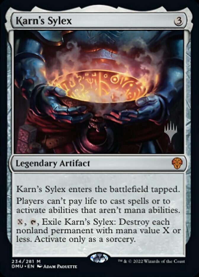 {@R} Karn's Sylex (Promo Pack) [Dominaria United Promos][PP DMU 234]