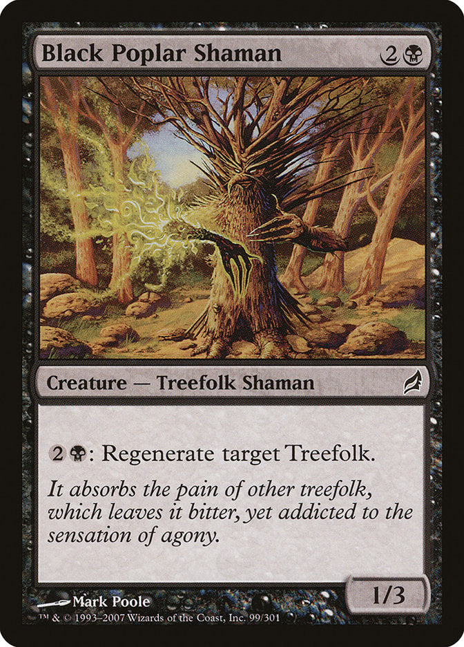 {C} Black Poplar Shaman [Lorwyn][LRW 099]