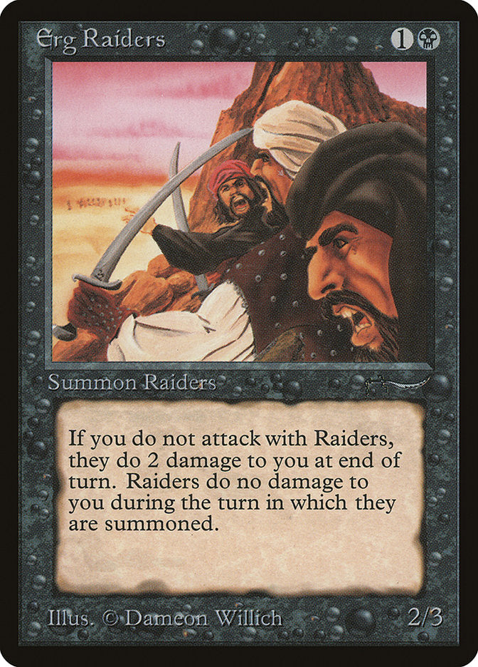 {C} Erg Raiders (Light Mana Cost) [Arabian Nights][LT ARN 025]