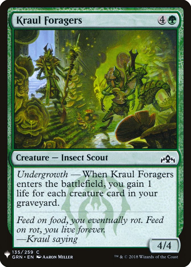 {C} Kraul Foragers [Mystery Booster][MB1 GRN 135]