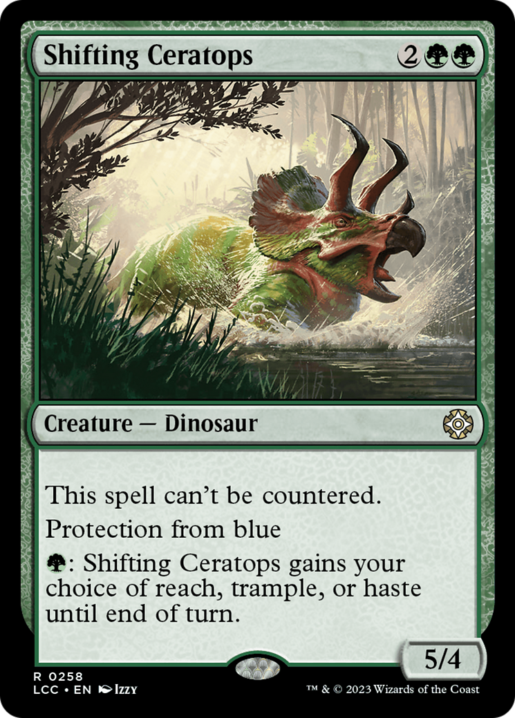 {R} Shifting Ceratops [The Lost Caverns of Ixalan Commander][LCC 258]