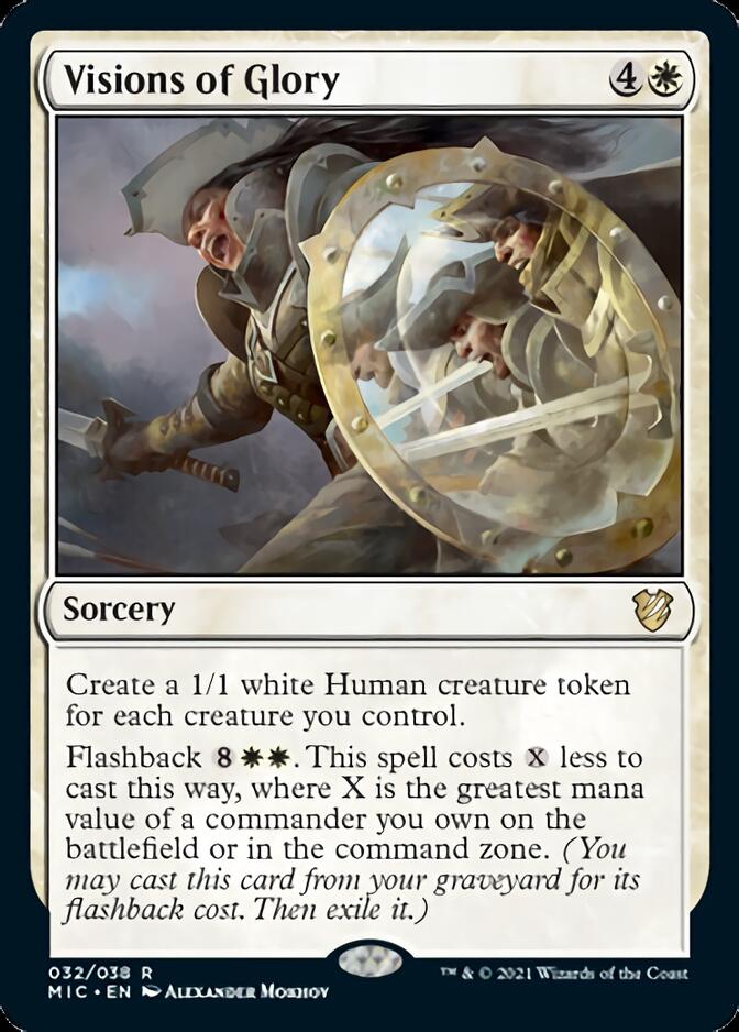 {R} Visions of Glory [Innistrad: Midnight Hunt Commander][MIC 032]