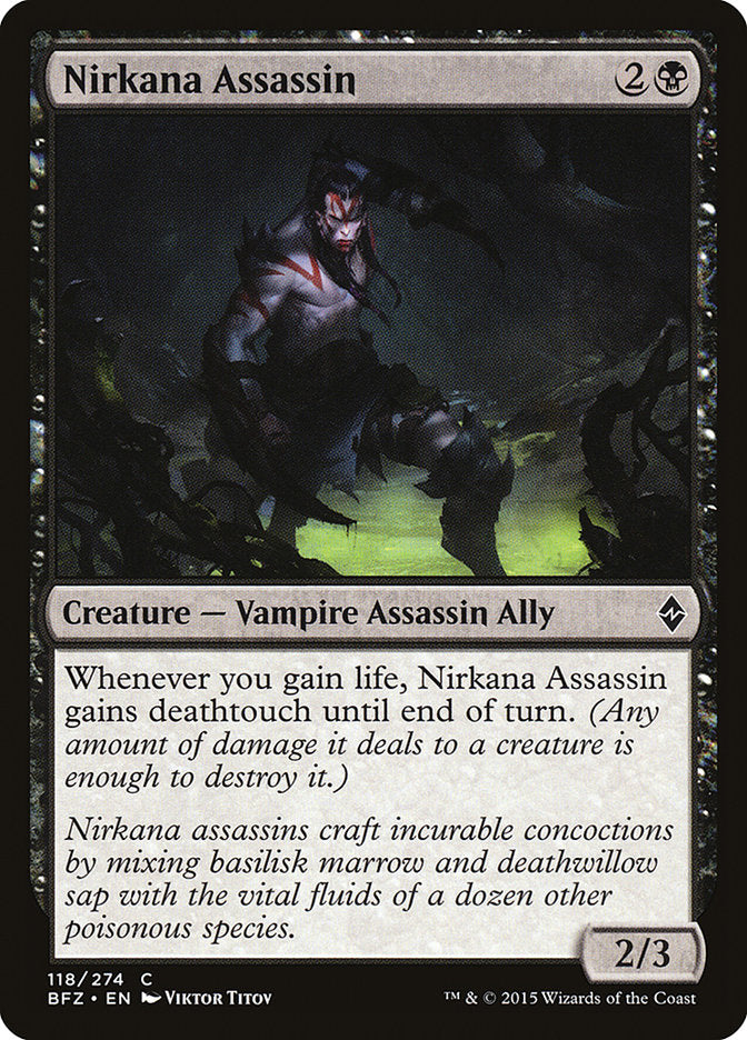 {C} Nirkana Assassin [Battle for Zendikar][BFZ 118]