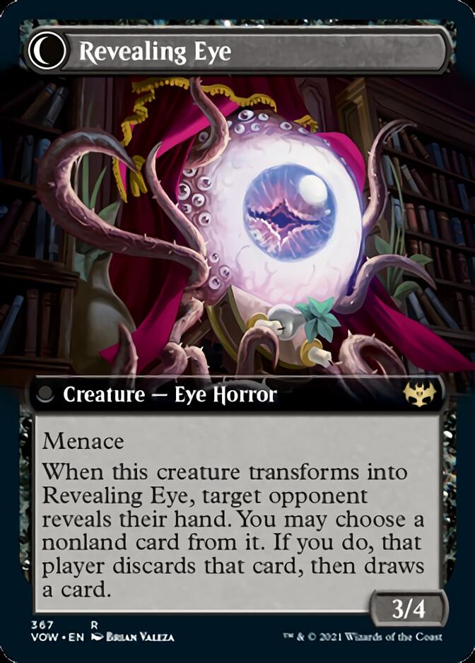 {R} Concealing Curtains // Revealing Eye (Extended Art) [Innistrad: Crimson Vow][VOW 367]