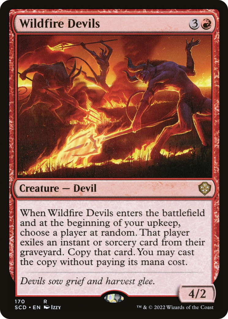 {R} Wildfire Devils [Starter Commander Decks][SCD 170]