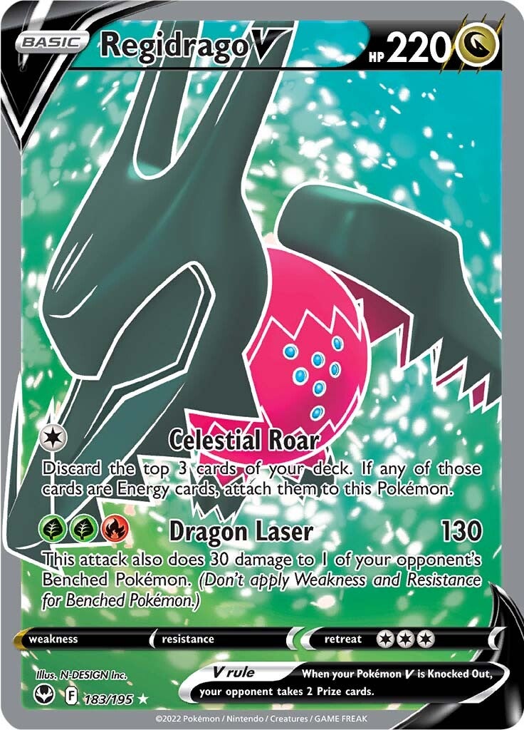 [PKM-R] Regidrago V (183/195) [Sword & Shield: Silver Tempest]