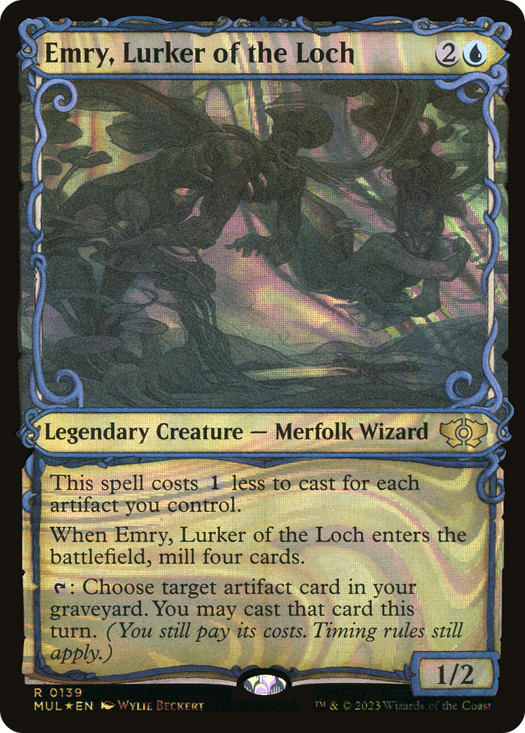 {R} Emry, Lurker of the Loch (Halo Foil) [Multiverse Legends][MUL 139]