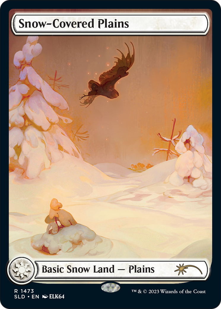 {R} Snow-Covered Plains (1473) (Rainbow Foil) [Secret Lair Drop Series][RBF SLD 1473]