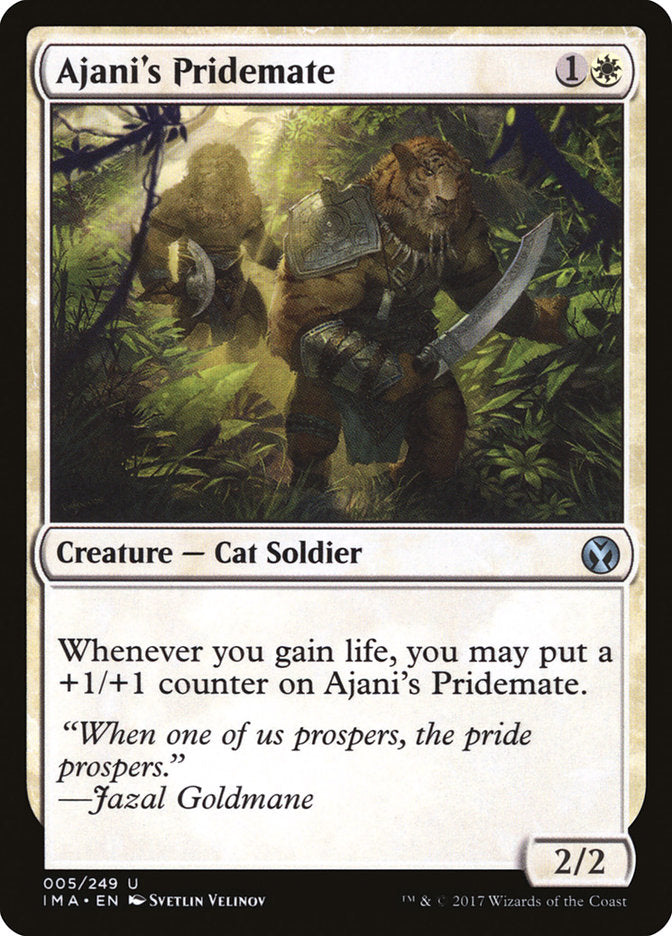 {C} Ajani's Pridemate [Iconic Masters][IMA 005]