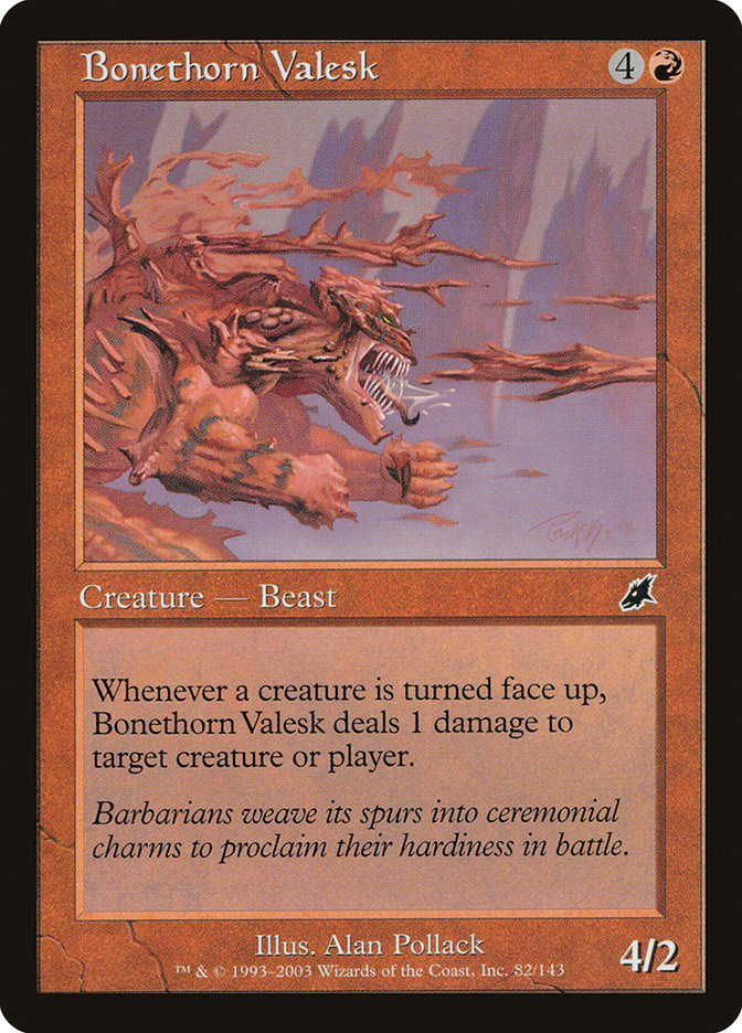 {C} Bonethorn Valesk [Scourge][SCG 082]