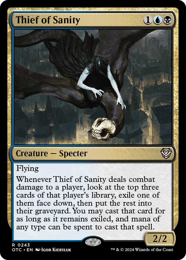 {R} Thief of Sanity [Outlaws of Thunder Junction Commander][OTC 243]