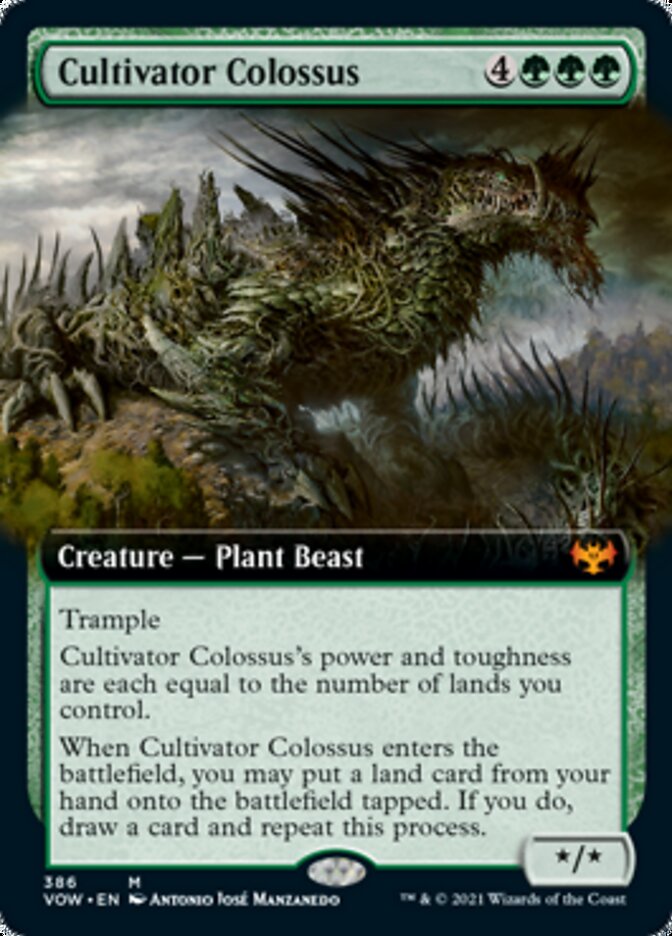 {R} Cultivator Colossus (Extended Art) [Innistrad: Crimson Vow][VOW 386]