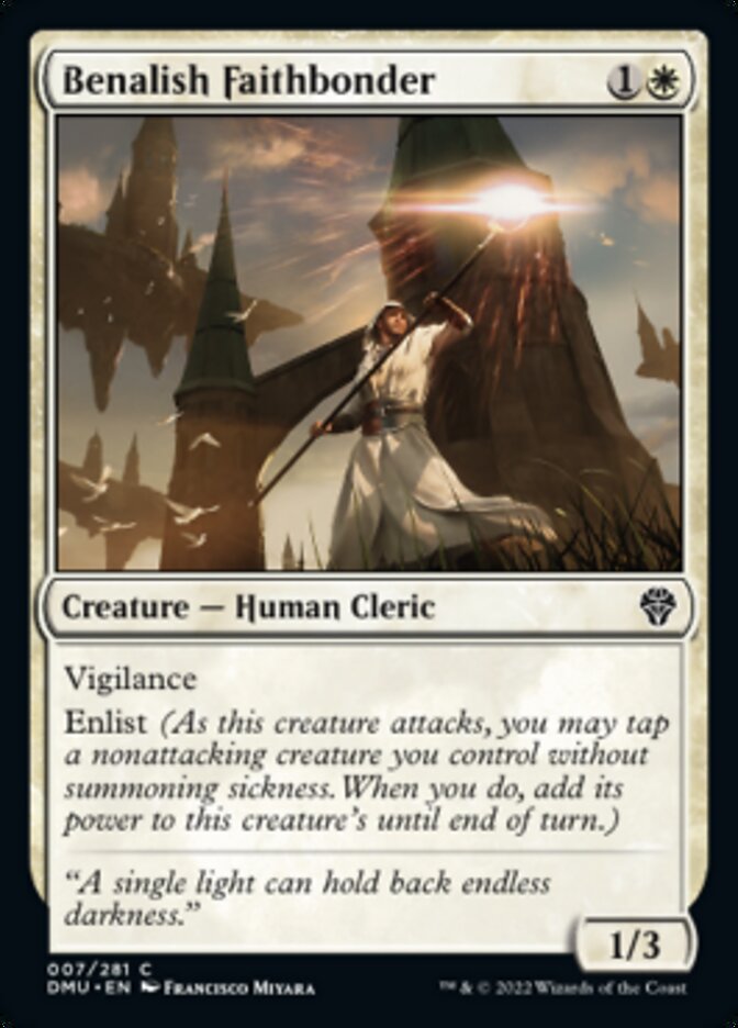 {@C} Benalish Faithbonder [Dominaria United][DMU 007]