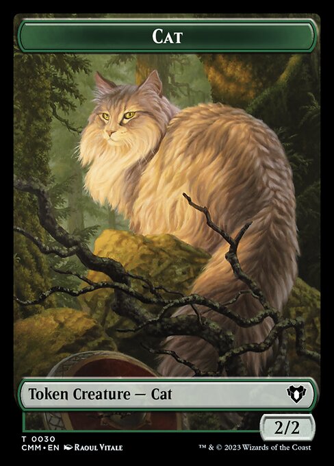 {T} Eldrazi // Cat (0030) Double-Sided Token [Commander Masters Tokens][TCMM 0001//0030]