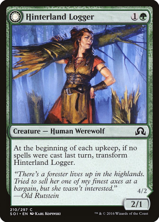 {C} Hinterland Logger // Timber Shredder [Shadows over Innistrad][SOI 210]