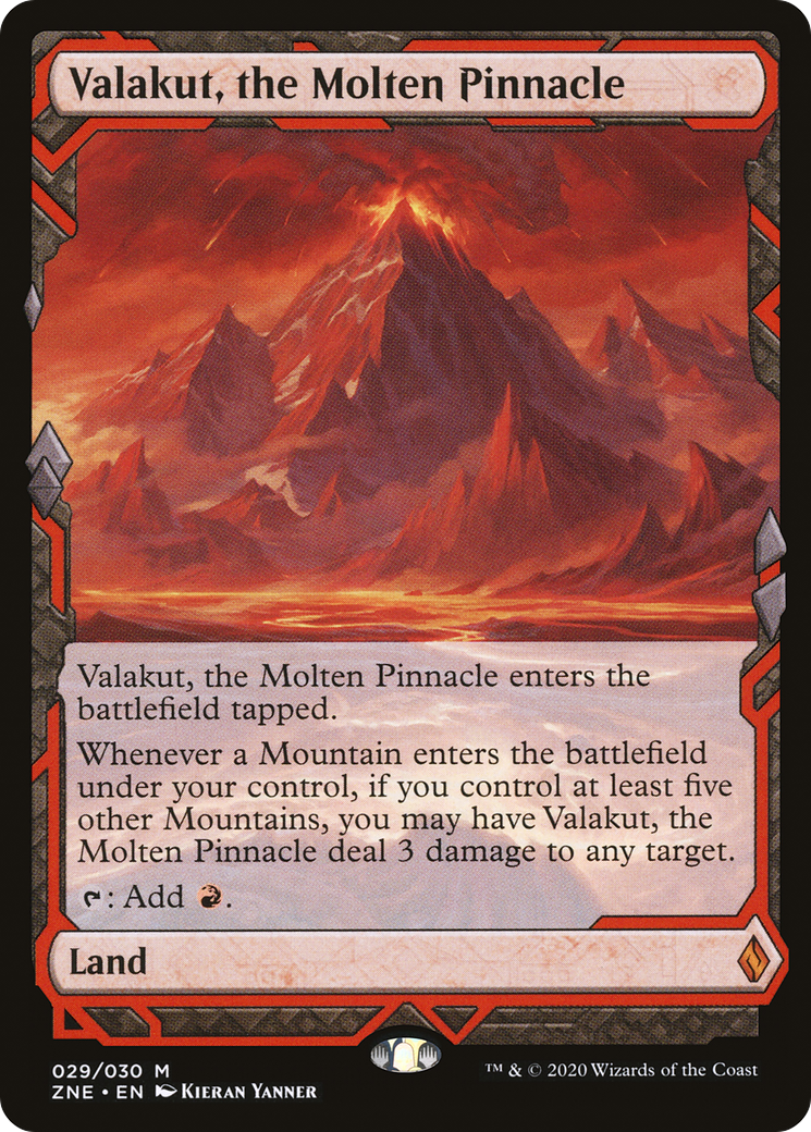 {R} Valakut, the Molten Pinnacle (Expeditions) [Zendikar Rising Expeditions][ZNE 029]