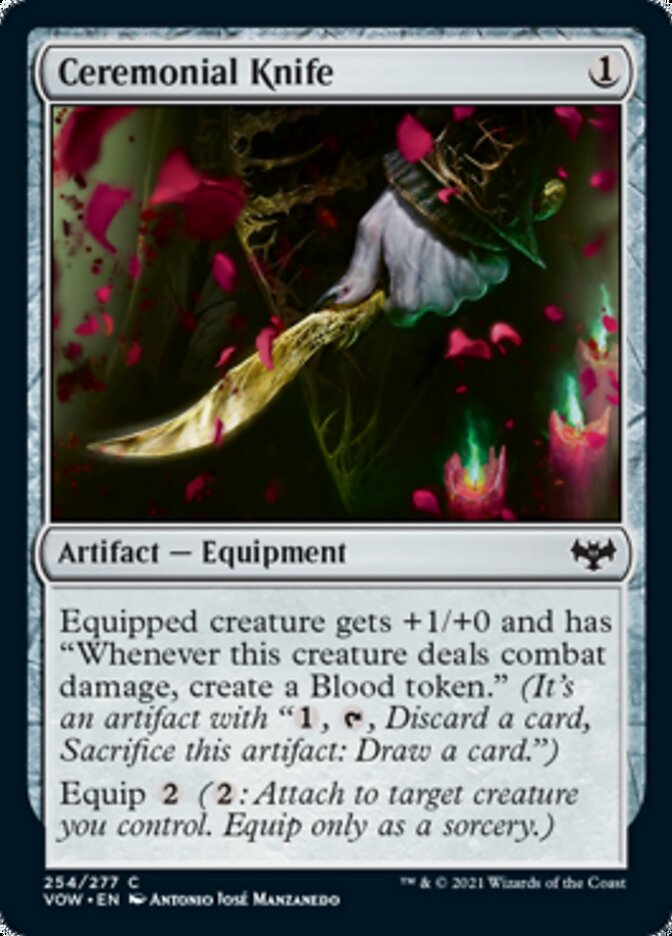 {C} Ceremonial Knife [Innistrad: Crimson Vow][VOW 254]