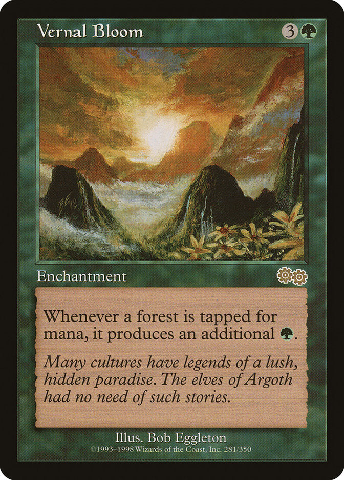 {R} Vernal Bloom [Urza's Saga][USG 281]