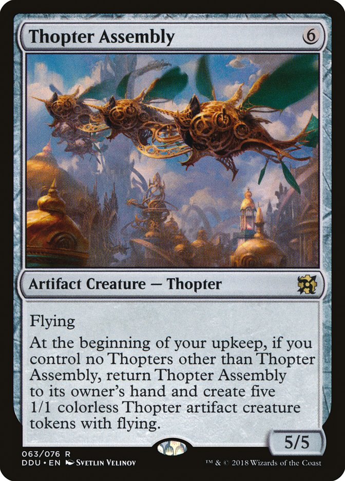 {R} Thopter Assembly [Duel Decks: Elves vs. Inventors][DDU 063]