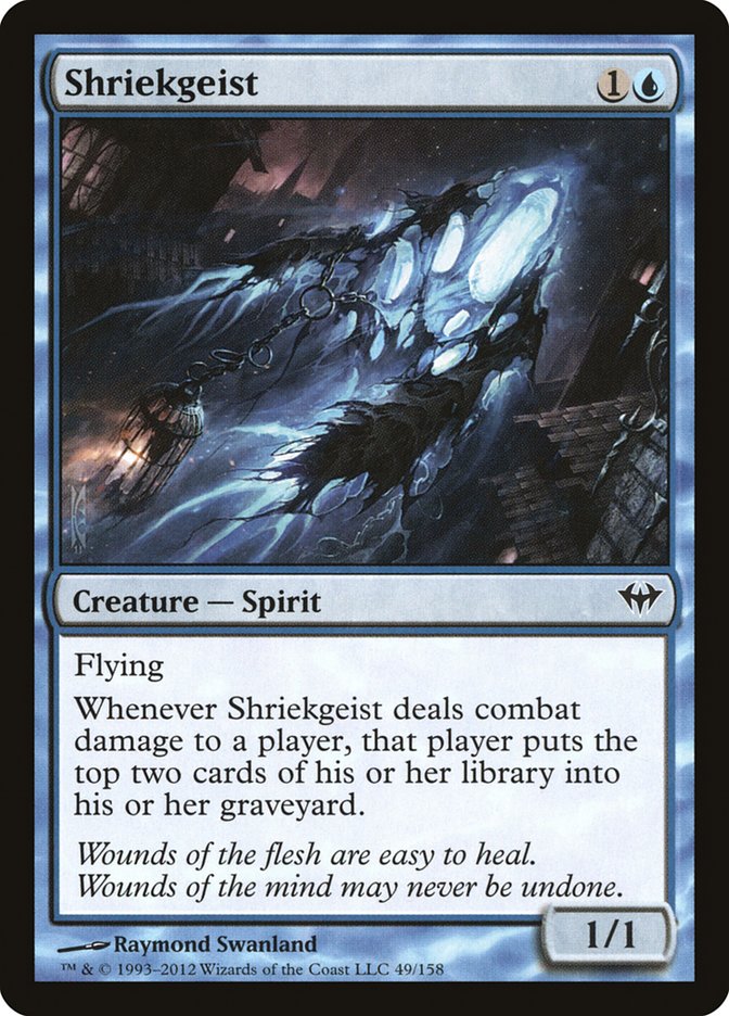 {C} Shriekgeist [Dark Ascension][DKA 049]