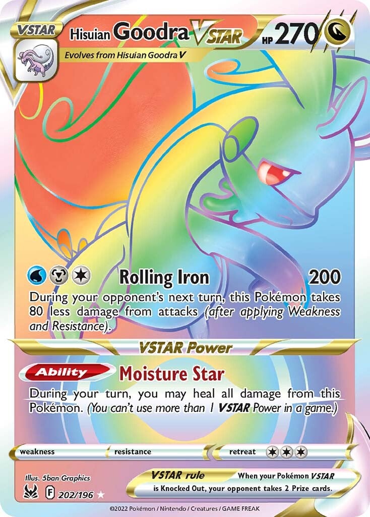 [PKM-R] Hisuian Goodra VSTAR (202/196) [Sword & Shield: Lost Origin]