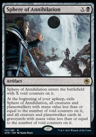 {R} Sphere of Annihilation (Promo Pack) [Dungeons & Dragons: Adventures in the Forgotten Realms Promos][PP AFR 121]