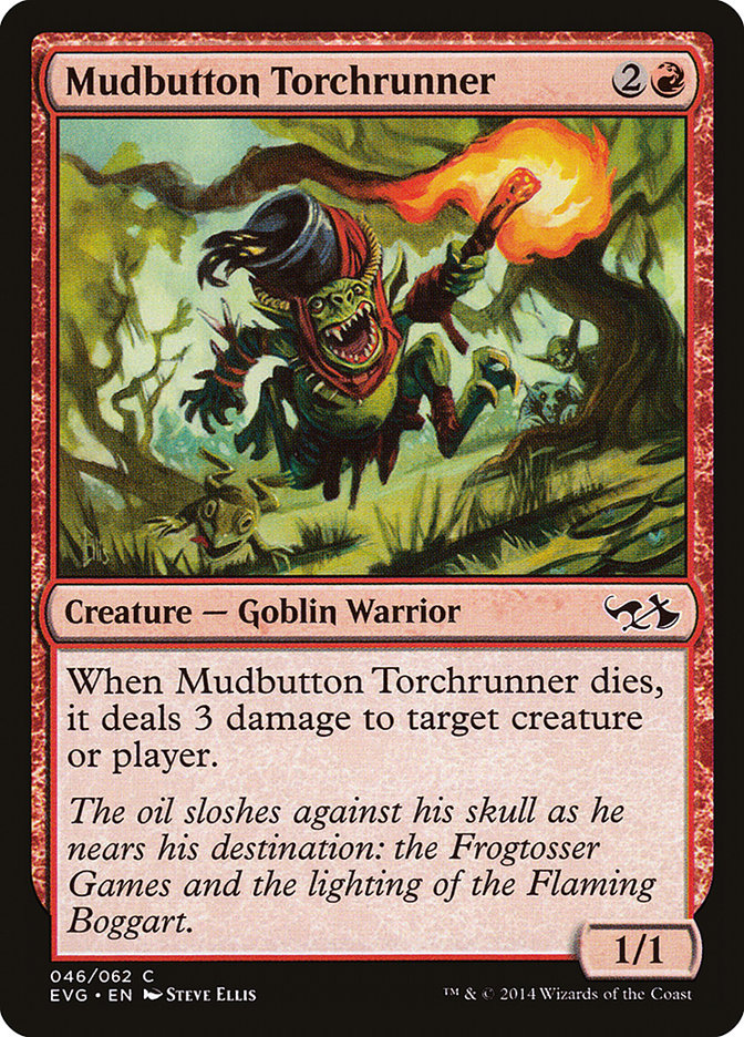 {C} Mudbutton Torchrunner (Elves vs. Goblins) [Duel Decks Anthology][EVG 046]