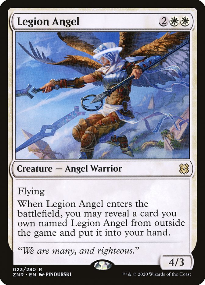 {R} Legion Angel [Zendikar Rising][ZNR 023]