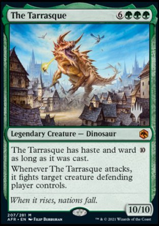 {R} The Tarrasque (Promo Pack) [Dungeons & Dragons: Adventures in the Forgotten Realms Promos][PP AFR 207]