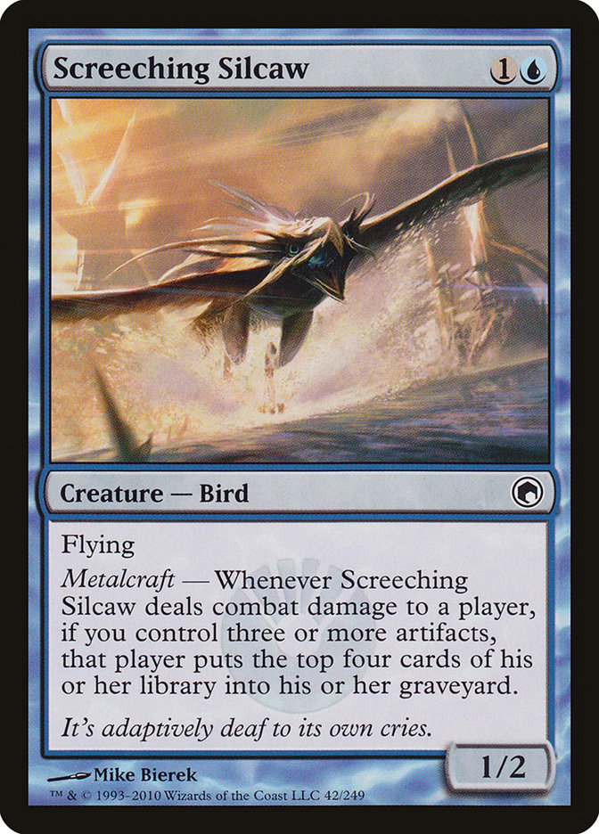 {C} Screeching Silcaw [Scars of Mirrodin][SOM 042]